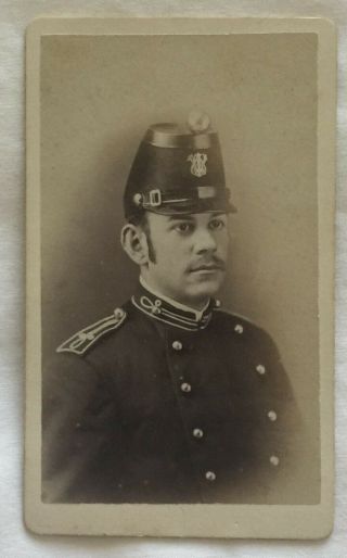 1881 Indian Wars U.  S.  Army Officer - Cdv Photo By Claflin