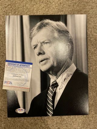 President Jimmy Carter Hand Signed Autographed 8x10 Photo Billy Carter Psa