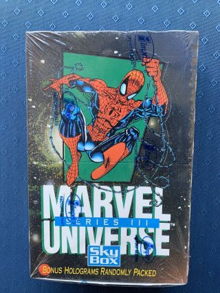 1992 Impel/skybox Marvel Universe Series 3 Trading Card Factory Box