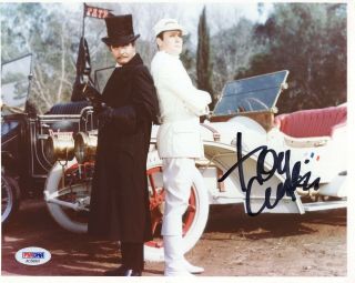Tony Curtis Hand Signed 8x10 Color Photo The Great Race,  Jack Lemmon Psa