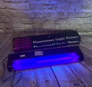 Vintage Fluoresent Black Light Electric Lamp Tube Blacklite
