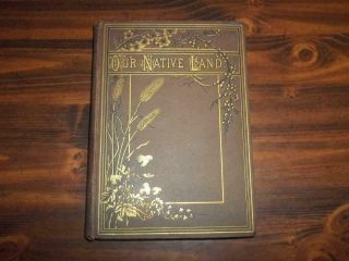 1882 Antique American Tourist Guide Old West Pioneer Indian Wars Railroad Travel