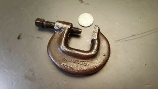Vintage J.  H.  Williams & Co.  No.  1 Vulcan Heavy Service C - Clamp - Made In Usa