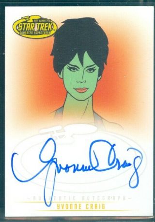 Star Trek Art & Images (a39) Yvonne Craig As Marta Autograph Card