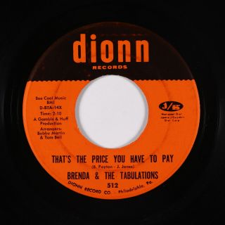 Crossover Soul 45 - Brenda & The Tabulations - That 