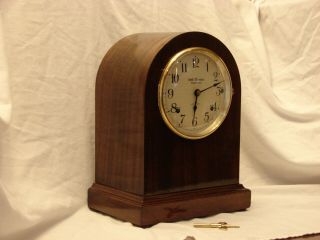 Seth Thomas Mahogany Sonora Chime Antique Mantel Clock Circa 1909