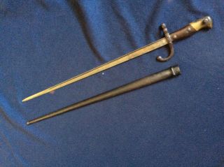 1877 Antique French Bayonet/sword With Scabbard