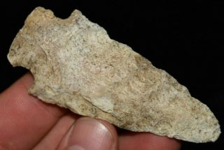 3 1/8 " Etley Point,  Found In Ralls County,  Missouri Authentic Arrowhead I17