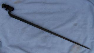 Pattern 1876 British Socket Bayonet,  Martini - Henry Rifle Bayonet,