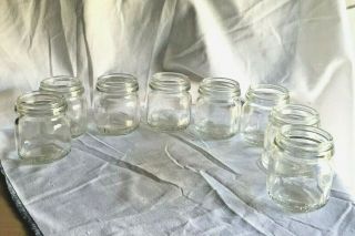 8 X Vintage Fowlers Vacola No 3 Perserving Jars