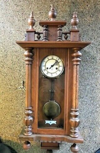 Antique Germaney Gustav Becker Wall Clock