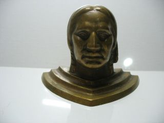Jennings Govenor One Arm Bandit Indian Head Bronze/brass Good