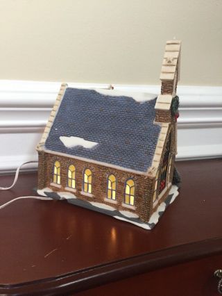 Dept 56 Church Of The Holy Light Church And Nativity Scene Only 3