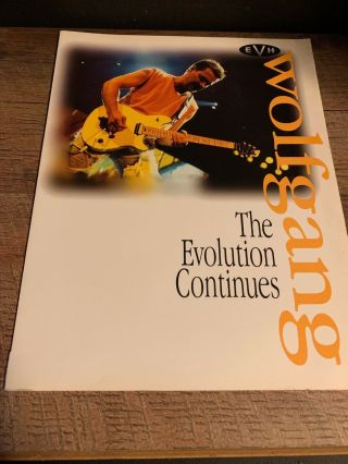 1995 Peavey Evh Wolfgang Electric Guitar Edward Van Halen Evolution Continues