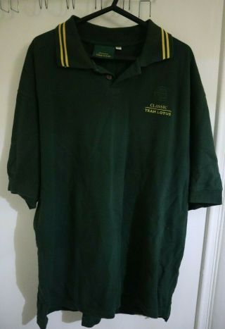 Vintage Classic Team Lotus Green Men T - Shirt Size Xl Collectible Rare Formula 1