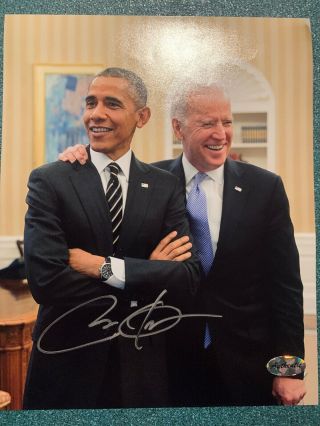 President Barack Obama Signed Autographed 8x10 Photo With Joe Biden