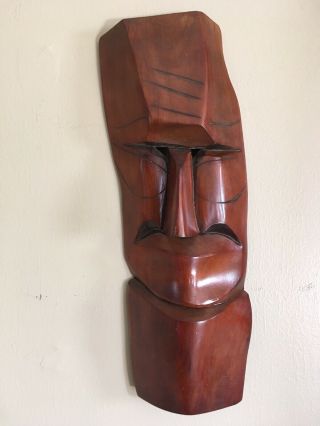 Large Hand Carved Wooden Tribal Mask/face