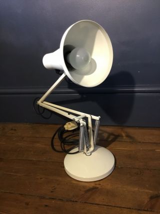 Vintage Metal Anglepoise Lamp Industrial Workmans Table Lamp.