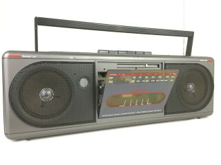 Vintage Sears Sr - 3000 Series Boombox Am/fm Radio Cassette Player & Recorder