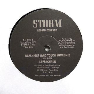 Leprechaun " Reach Out " Rare Private Press Boogie Funk Reissue 12 "