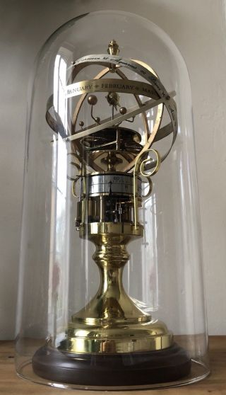 Rare St James’s House London Planetarium Clock Orrerey Rare Timepiece