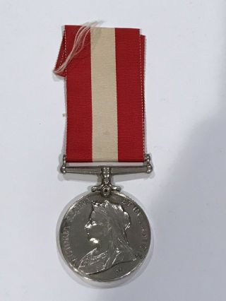 British Victorian Canada General Service Medal 1866 - 70 Campaign/award/badge