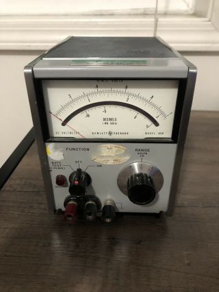 Vintage Hp Hewlett Packard 403b 115/230v Volt Meter