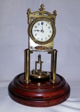 Antique Gustav Becker 400 day Anniversary Clock Germany Parts/Repair 2