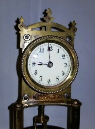 Antique Gustav Becker 400 day Anniversary Clock Germany Parts/Repair 3