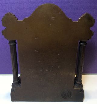 ANTIQUE B&H BRADLEY & HUBBARD BRONZED CAST IRON BOOKEND Bryant from Thanatopsis 2