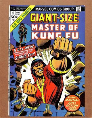Giant Size Master Of Kung Fu 1 - Near 9.  0 Nm - Marvel 1974 - Shang - Chi