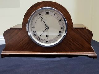 Art Deco Elliott Wooden Cased Mantle Clock
