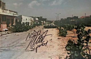 Michael Durant Signed 4x6 Photo Battle Of Mogadishu Blackhawk Down Somali