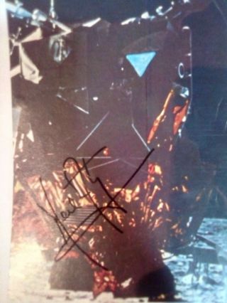 Neil Armstrong: Signed Photo,  W/ " Real Autograph ",  " Brazil " 1989,  Very Rare