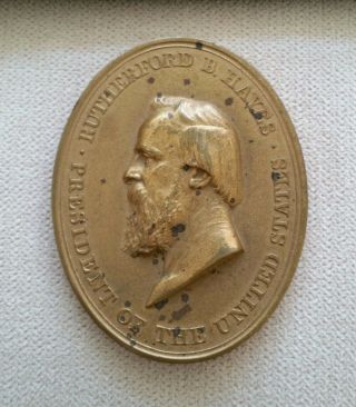 Vintage U.  S.  President Rutherford B.  Hayes Indian Peace Medal