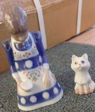 Vintage Bing And Grondahl Porcelain Magical Tea Party Figurine Set No Box