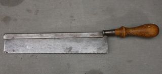 Vintage Henry Disston Dovetail Saw No.  68 Philadelphia 10 " Blade 15 1/4 " Long
