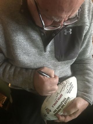 Jerry Kramer,  Hof,  Autographed Green Bay Packers Commemorative Football W/coa