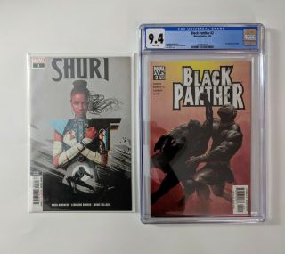 Marvel Comics Black Panther 2 (first Shuri) Cgc 9.  4 And Shuri 1 2nd Print