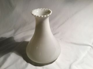 Vintage Angle Lamp Lantern Chimney,  Shade,  Milk Glass. 2