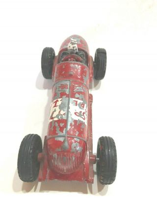 Vintage Red Hubley Die Cast Race Car 5 2