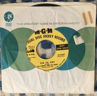 Northern Soul - Lou Roberts - Ten To One - Mgm Demo