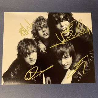 The Struts Full Band Signed 8x10 Photo Signed Autographed British Proof