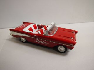 1957 Red Chevy Convertible Reminisce Bank Liberty Classics Diecast PROMO 3