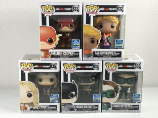 Funko Pop Big Bang Theory Limited Edition All Characters Walmart Exclusive