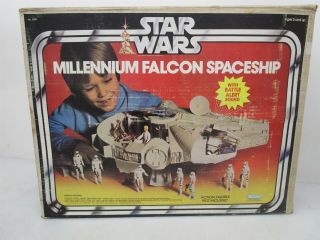 Vintage 1977 Star Wars Kenner Millennium Falcon Box Han Solo Chewbacca