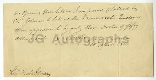 Nicholas Gilman Jr.  - Revolutionary War Soldier - Signed Letter (als),  1814
