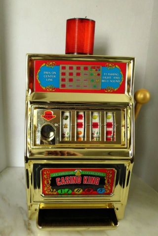 Rare Vintage Waco Casino Crown Toy Slot Machine 25 Cent Coin Operated Japan