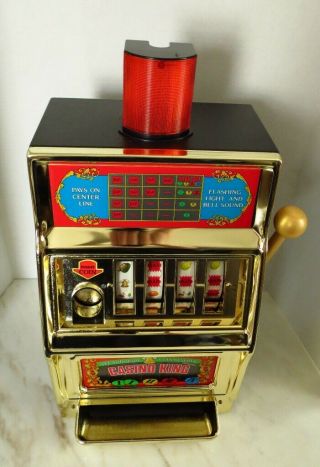 RARE VINTAGE WACO CASINO CROWN TOY SLOT MACHINE 25 CENT COIN OPERATED JAPAN 2