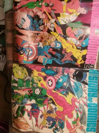 Steranko History Of Comics Volume 1 & 2 First Printings Kirby 1970.  972